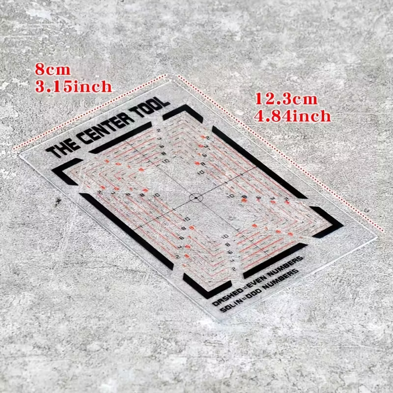 Card Centering Tool Grading Supplies Kit with Holders Sleeves Cloths Card Savers