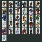 2022 Fleer Ultra Wolverine Ultrabilities Complete Set 31 Cards Deadpool X23 Hulk