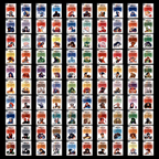 Upper Deck Marvel Anime Vol 2 Thatched Foil Set 100 Cards Spiderman Wolverine NM