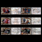 2023 UD Fleer Marvel Flair CANONICAL BLASTS 100 Card Complete Set Deadpool Venom