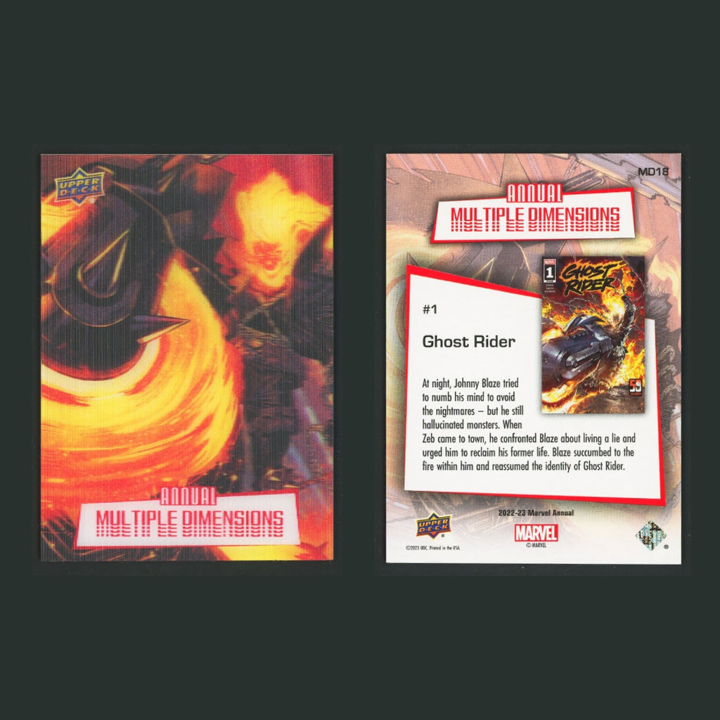 2022-23 Upper Deck Marvel Annual Multiple Dimensions Lenticular Complete Set SSP