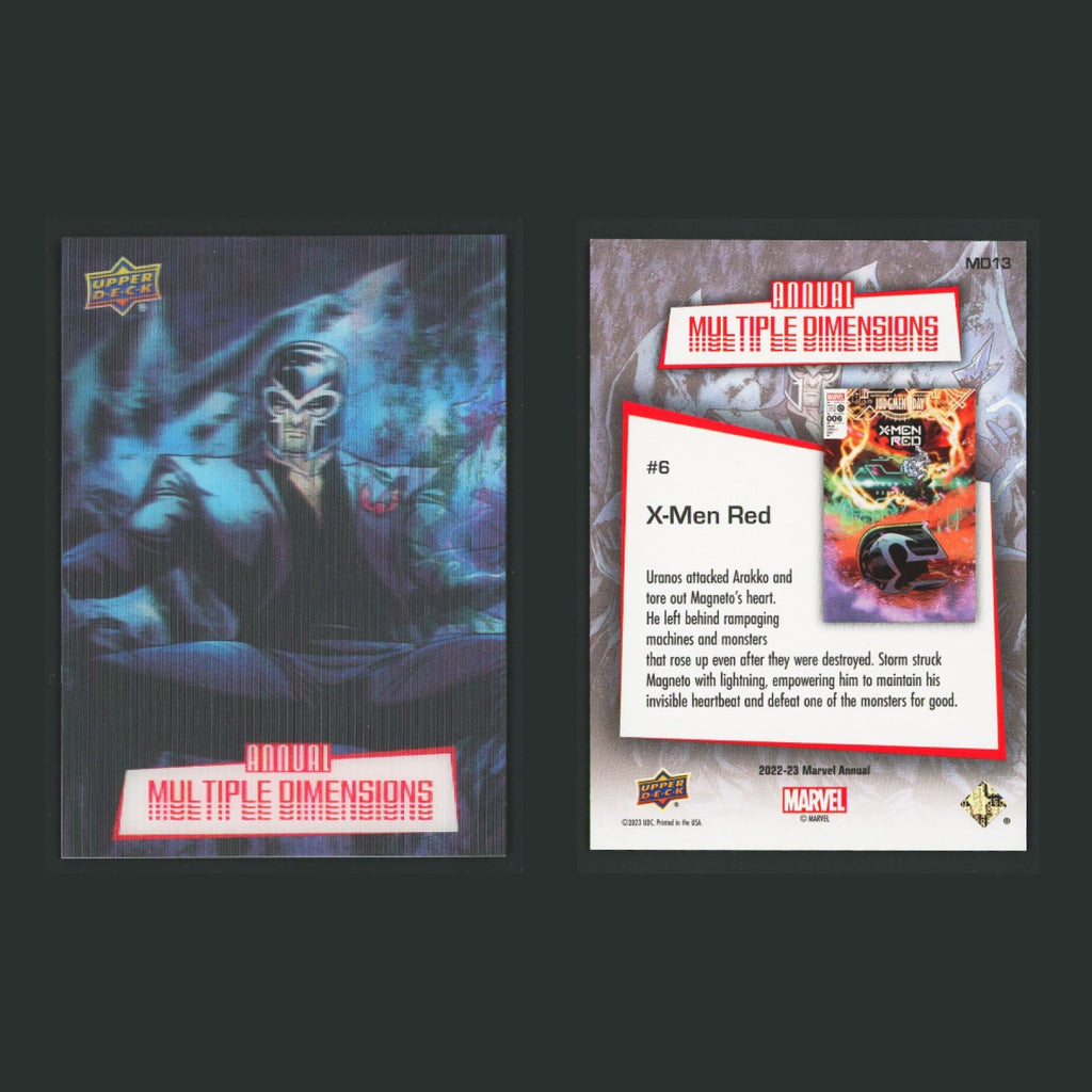 2022-23 Upper Deck Marvel Annual Multiple Dimensions Lenticular Complete Set SSP