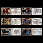 2023 UD Fleer Marvel Flair CANONICAL BLASTS 100 Card Complete Set Deadpool Venom