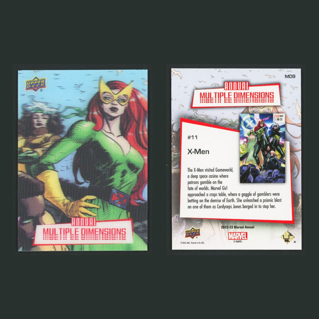2022-23 Upper Deck Marvel Annual Multiple Dimensions Lenticular Complete Set SSP