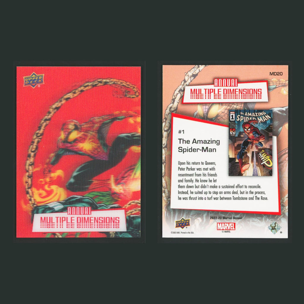 2022-23 Upper Deck Marvel Annual Multiple Dimensions Lenticular Complete Set SSP