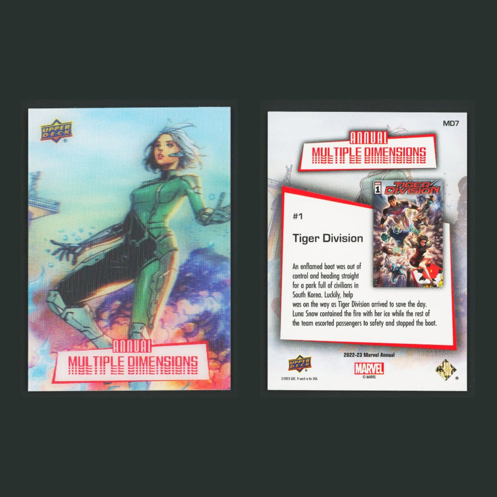 2022-23 Upper Deck Marvel Annual Multiple Dimensions Lenticular Complete Set SSP