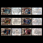 2023 UD Fleer Marvel Flair CANONICAL BLASTS 100 Card Complete Set Deadpool Venom