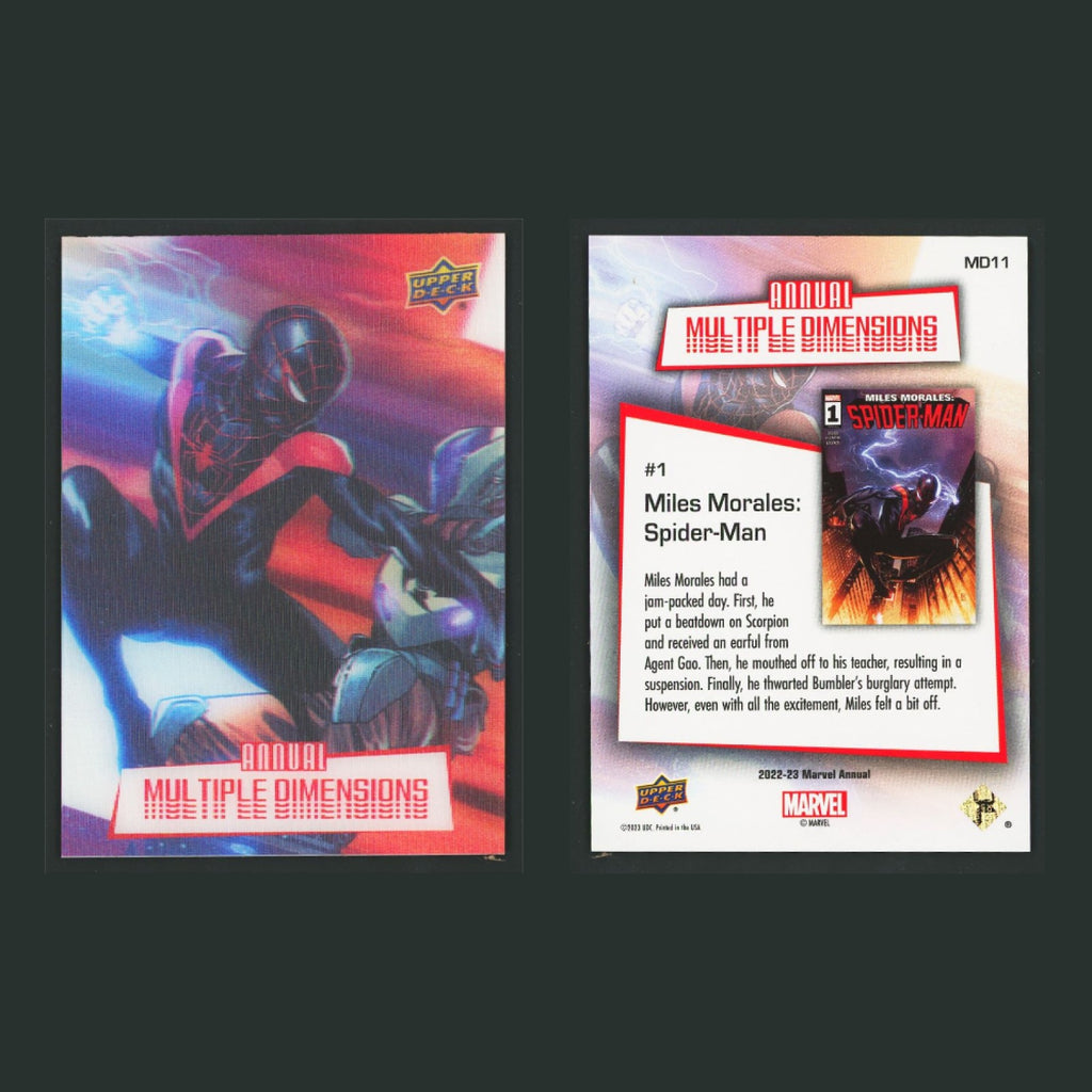 2022-23 Upper Deck Marvel Annual Multiple Dimensions Lenticular Complete Set SSP