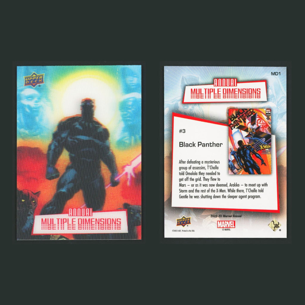 2022-23 Upper Deck Marvel Annual Multiple Dimensions Lenticular Complete Set SSP
