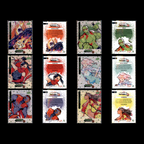 Upper Deck Marvel Anime Vol 2 Thatched Foil Set 100 Cards Spiderman Wolverine NM