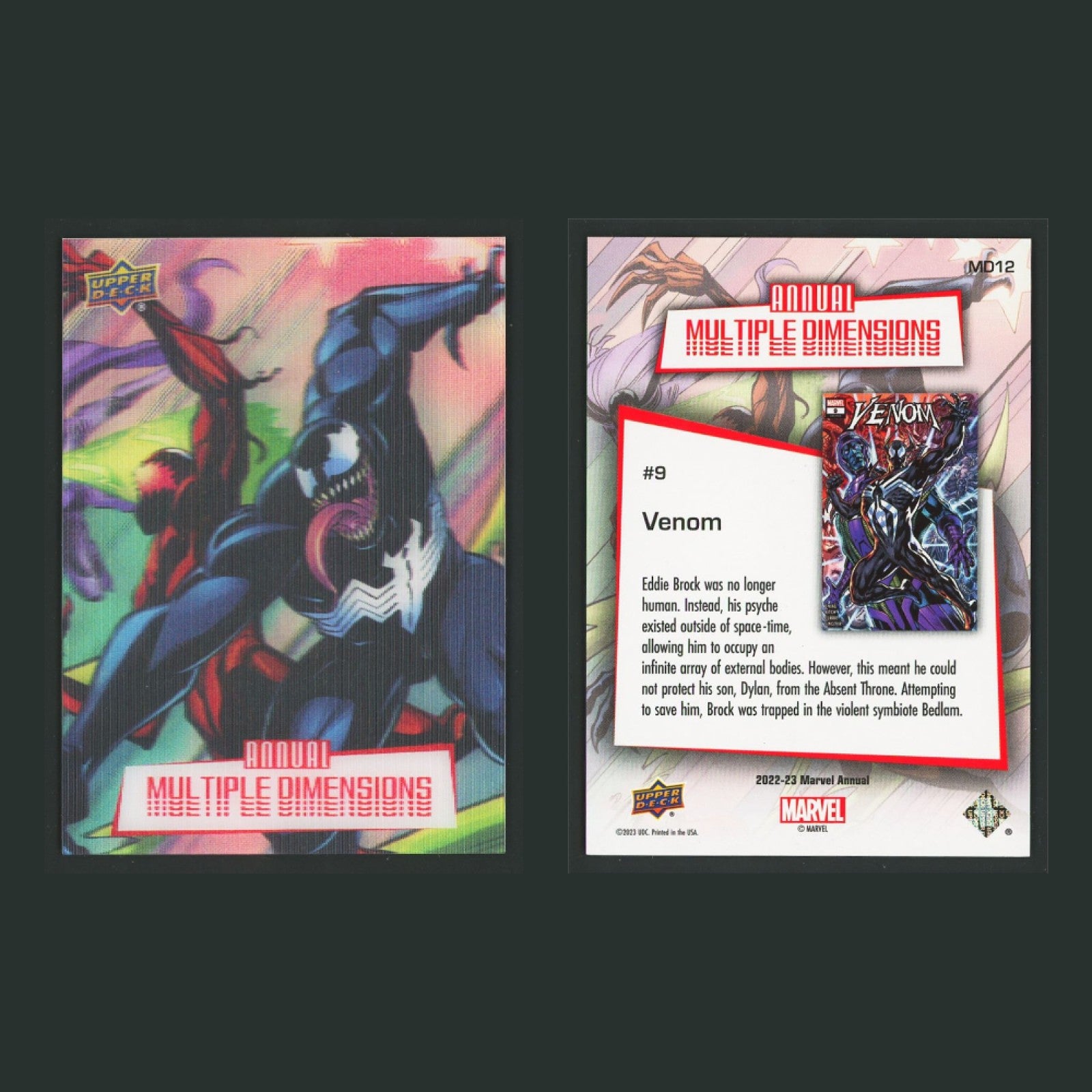 2022-23 Upper Deck Marvel Annual Multiple Dimensions Lenticular Complete Set SSP
