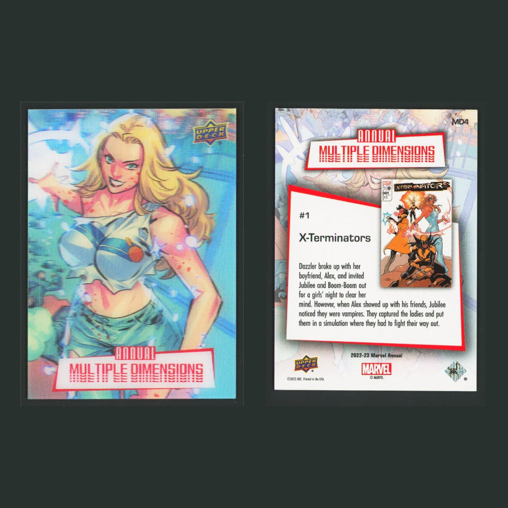 2022-23 Upper Deck Marvel Annual Multiple Dimensions Lenticular Complete Set SSP