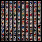 Upper Deck Marvel Anime Vol 2 Thatched Foil Set 100 Cards Spiderman Wolverine NM