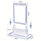 35pt Magnetic Card Holder with Stand Standard Size Clear Color