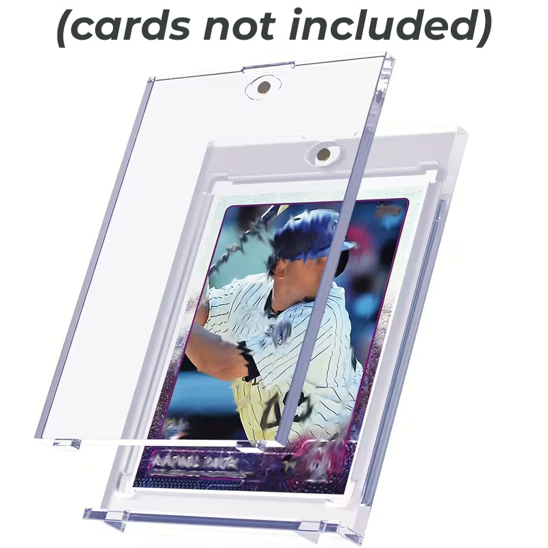 35pt Magnetic Card Holder with Stand Standard Size Clear Color