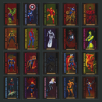 Corner Box Creations Complete Set #CB1-CB20 2024 Marvel Masterpieces 92 Platinum