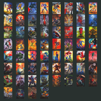 2023 Marvel Flair Flairium Complete Set 1-60 Tiers 1-6 60 Cards Spider-man Venom