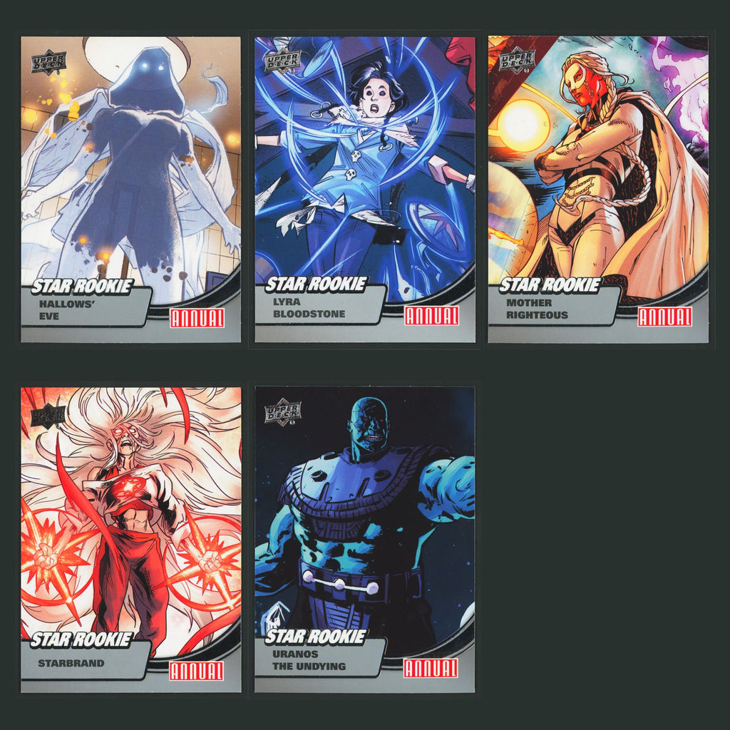 2022-23 Upper Deck Marvel Annual Star Rookies Complete Set Insert Hallows Eve