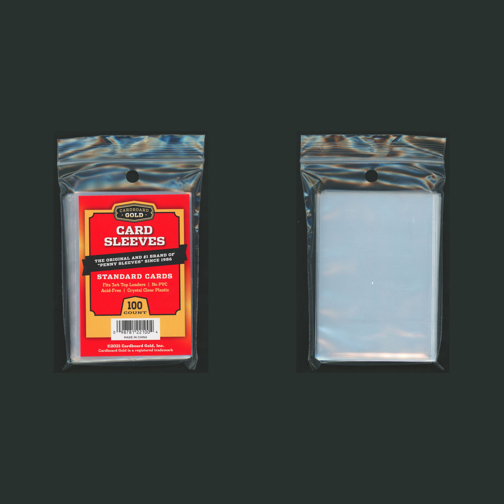 Cardboard Gold Card Sleeves Standard 3x4" Acid-Free Penny Sleeves
