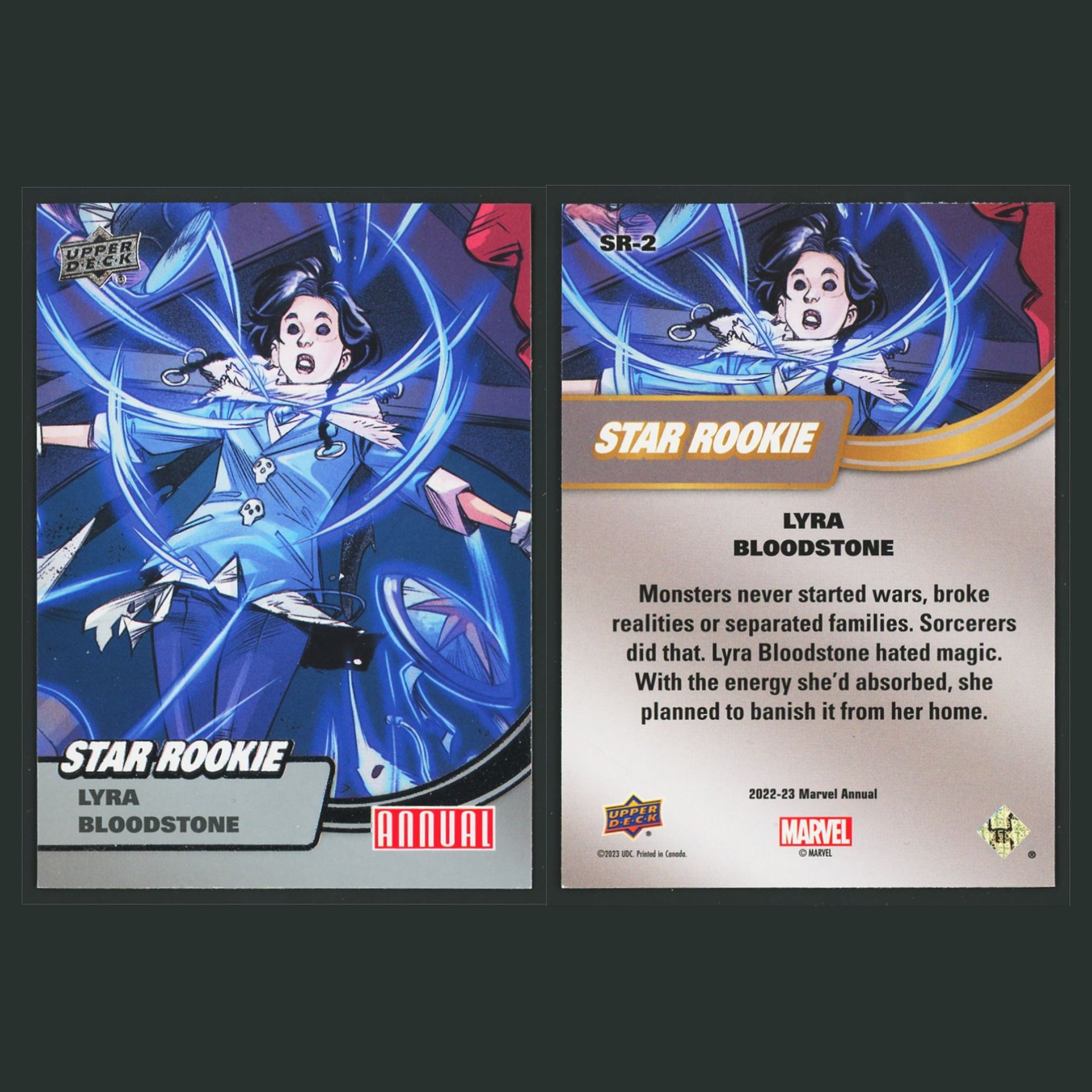 2022-23 Upper Deck Marvel Annual Star Rookies Complete Set Insert Hallows Eve