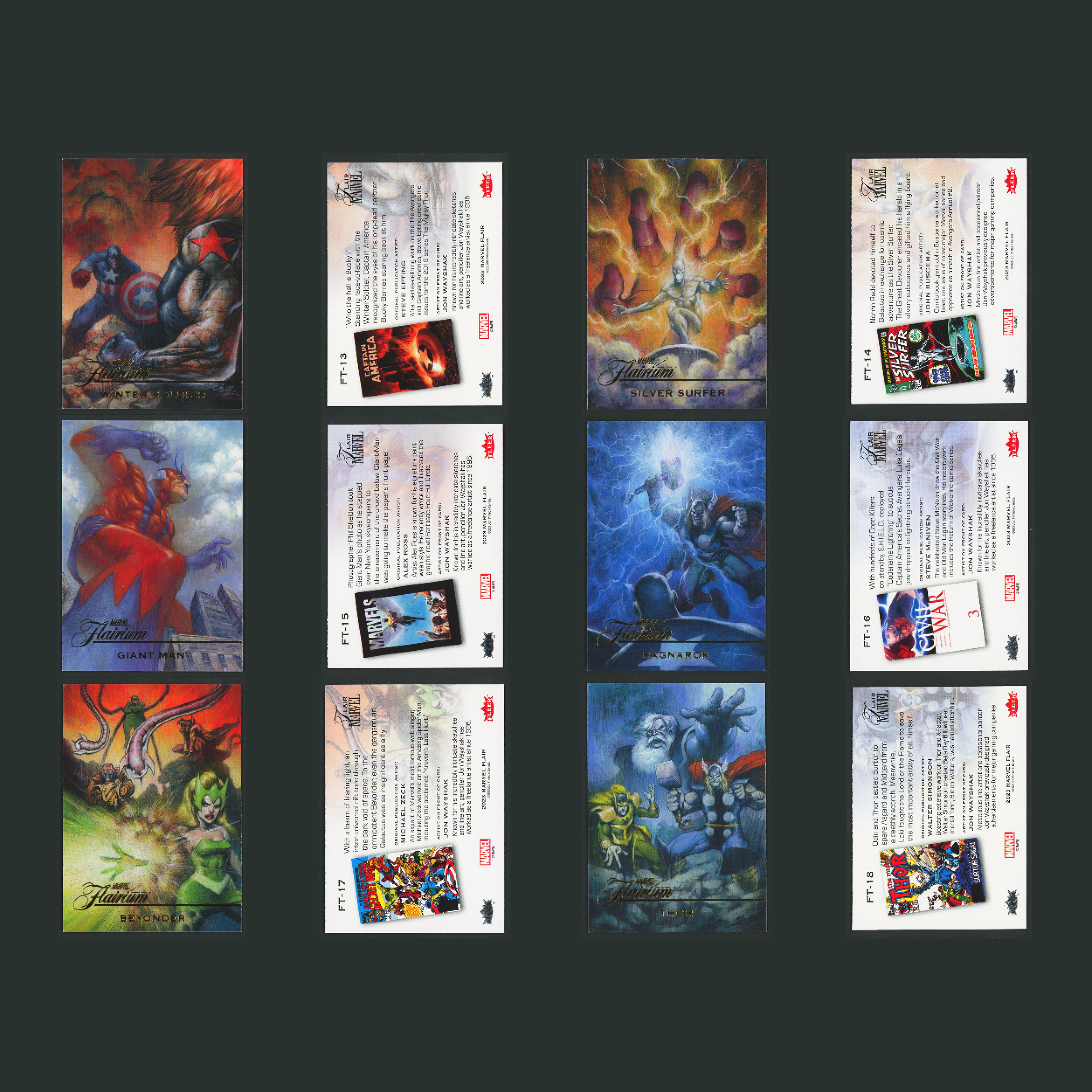 2023 Marvel Flair Flairium Complete Set 1-60 Tiers 1-6 60 Cards Spider-man Venom