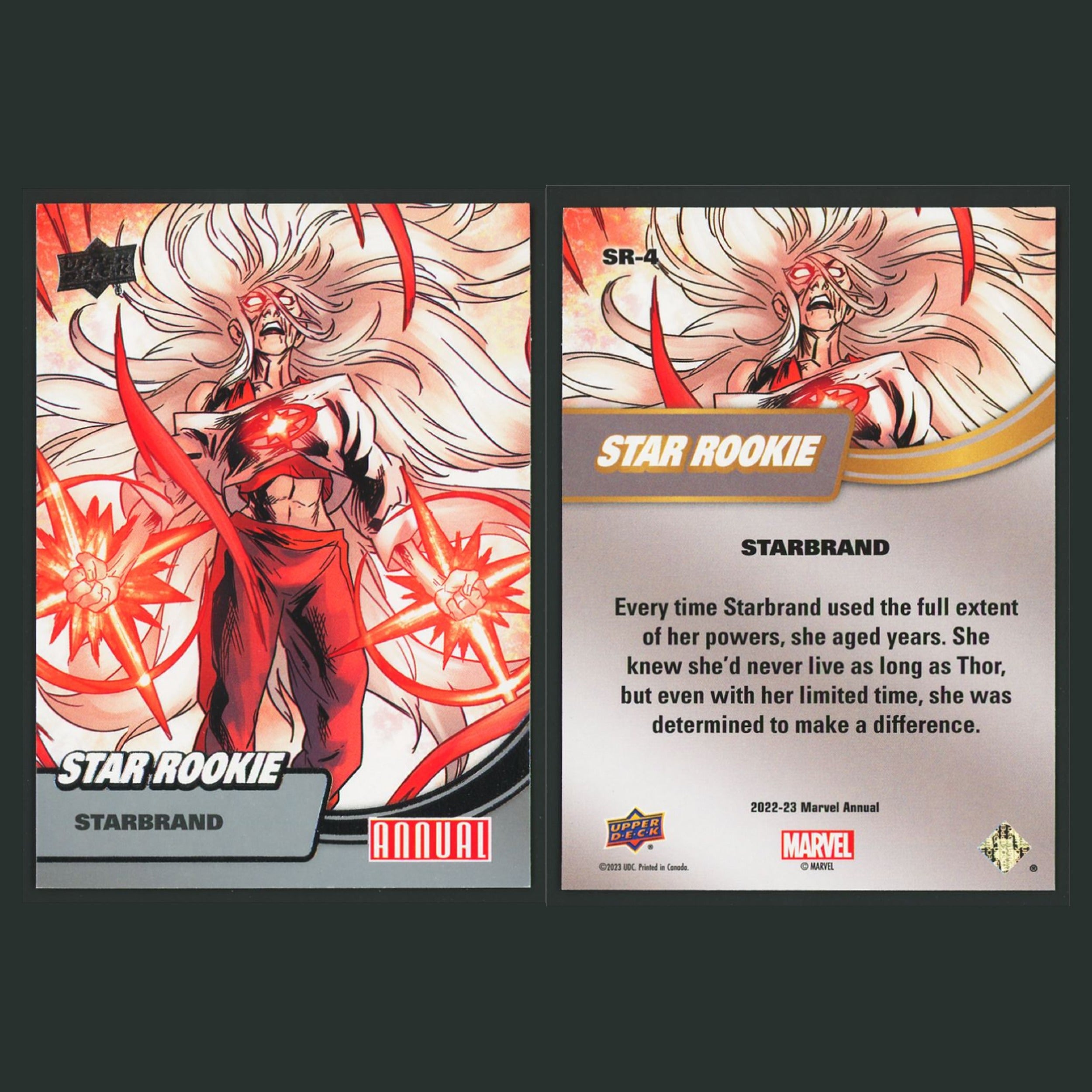 2022-23 Upper Deck Marvel Annual Star Rookies Complete Set Insert Hallows Eve