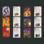 2023 Marvel Flair Flairium Complete Set 1-60 Tiers 1-6 60 Cards Spider-man Venom