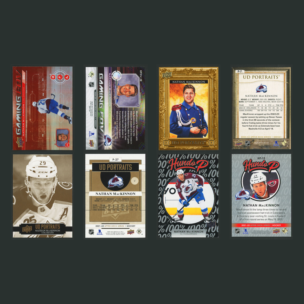 Nathan MacKinnon Lot 30 Hockey Cards No Dupes Inserts Parallels Rookies Colorado