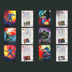 2023 Marvel Flair Flairium Complete Set 1-60 Tiers 1-6 60 Cards Spider-man Venom