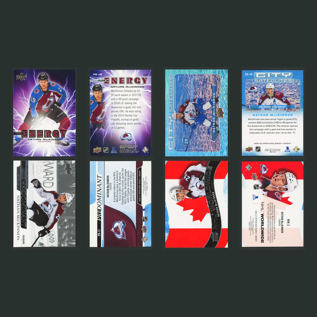 Nathan MacKinnon Lot 30 Hockey Cards No Dupes Inserts Parallels Rookies Colorado