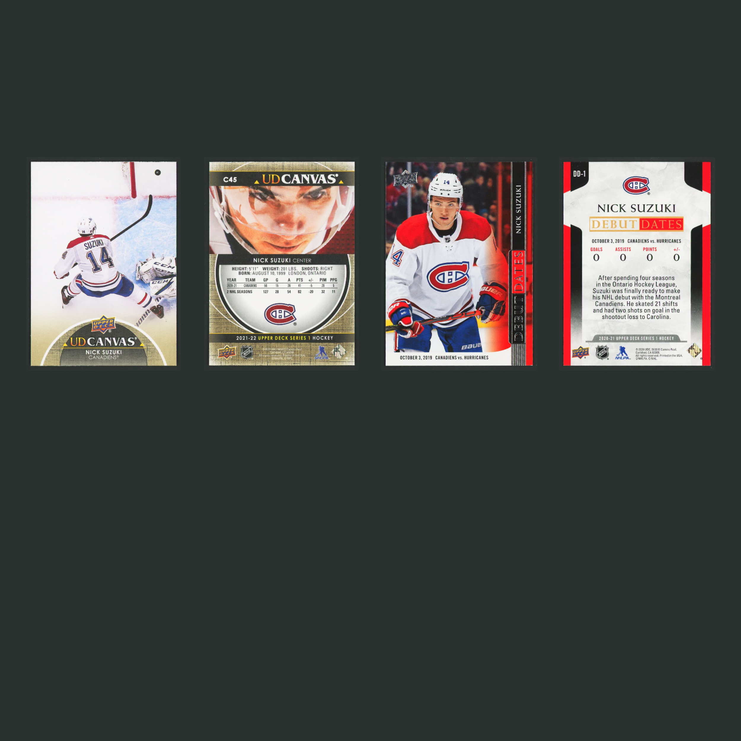 Nick Suzuki Lot 30 Hockey Cards No Dupes Parallels Inserts Montreal Canadiens