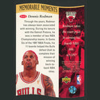 Dennis Rodman #10 1997-98 Collectors Choice Memorable Moments Chicago Bulls Card