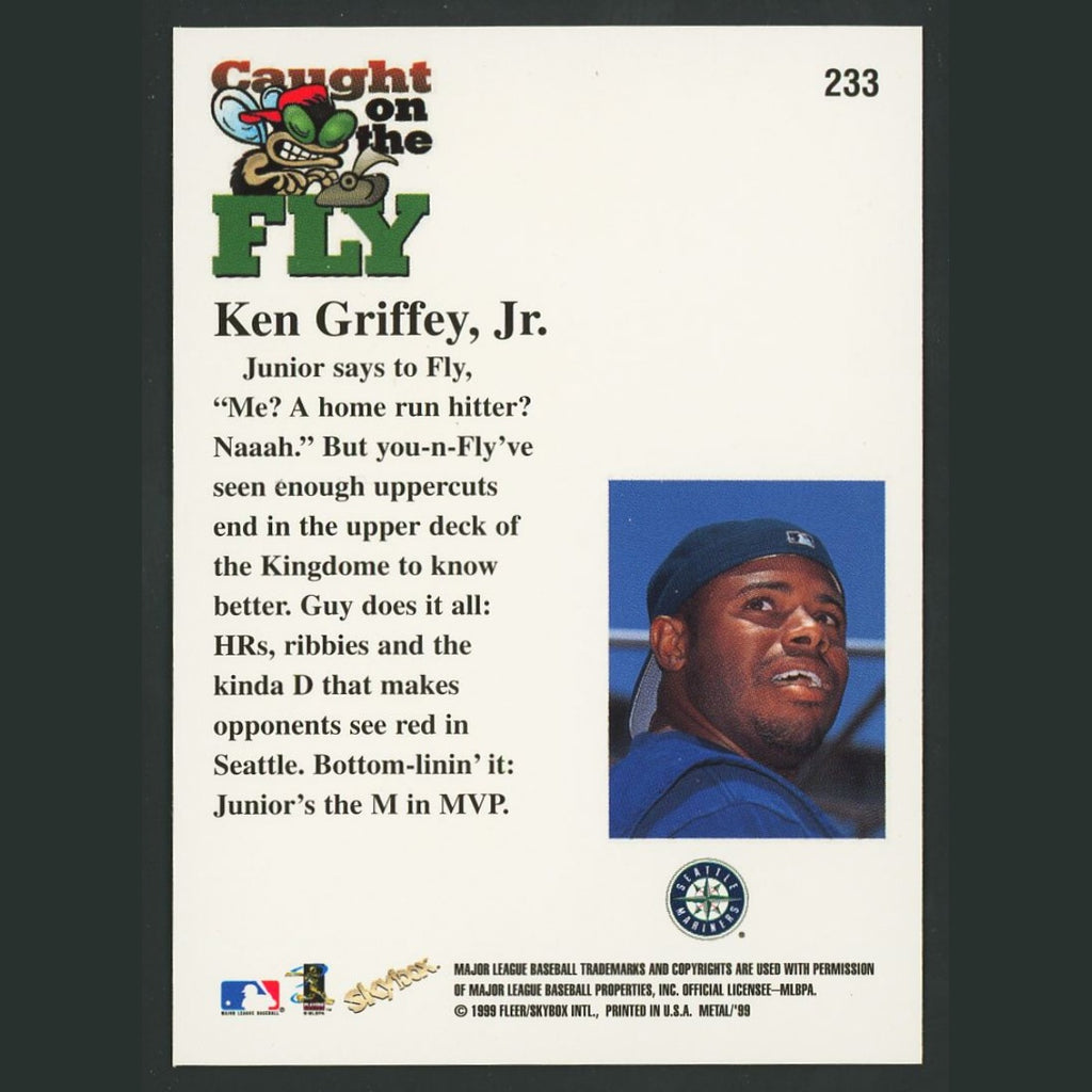 Ken Griffey Jr #233 1999 Metal Universe Seattle Mariners Baseball Card MLB