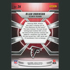 Bijan Robinson #26 2025 Panini Mosaic Center Stage Silver Prizm Atlanta Falcons