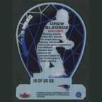 Drew Bledsoe #18 SS 2000 Fleer Focus Star Studded New England Patriots Football