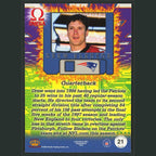 Drew Bledsoe #21 1998 Pacific Omega Online New England Patriots Football Card