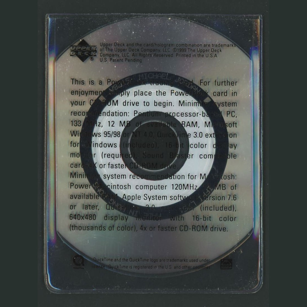 Michael Jordan 1999-00 Upper Deck Powerdeck Chicago Bulls Basketball Card NBA