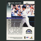 Todd Helton Rookie #AP57 1998 Pinnacle Plus Artists Proofs Colorado Rockies Card