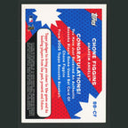 Chone Figgins #BB-CF 2005 Bazooka Blasts Bat Relics Anaheim Angels Baseball Card