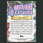 Randy Moss #UL-11 2024 Topps Chrome Urban Legends New England Patriots Football