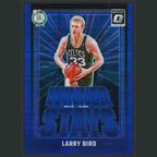 Larry Bird /175 #19 2024-25 Donruss Optic Winner Stays Hyper Blue Boston Celtics