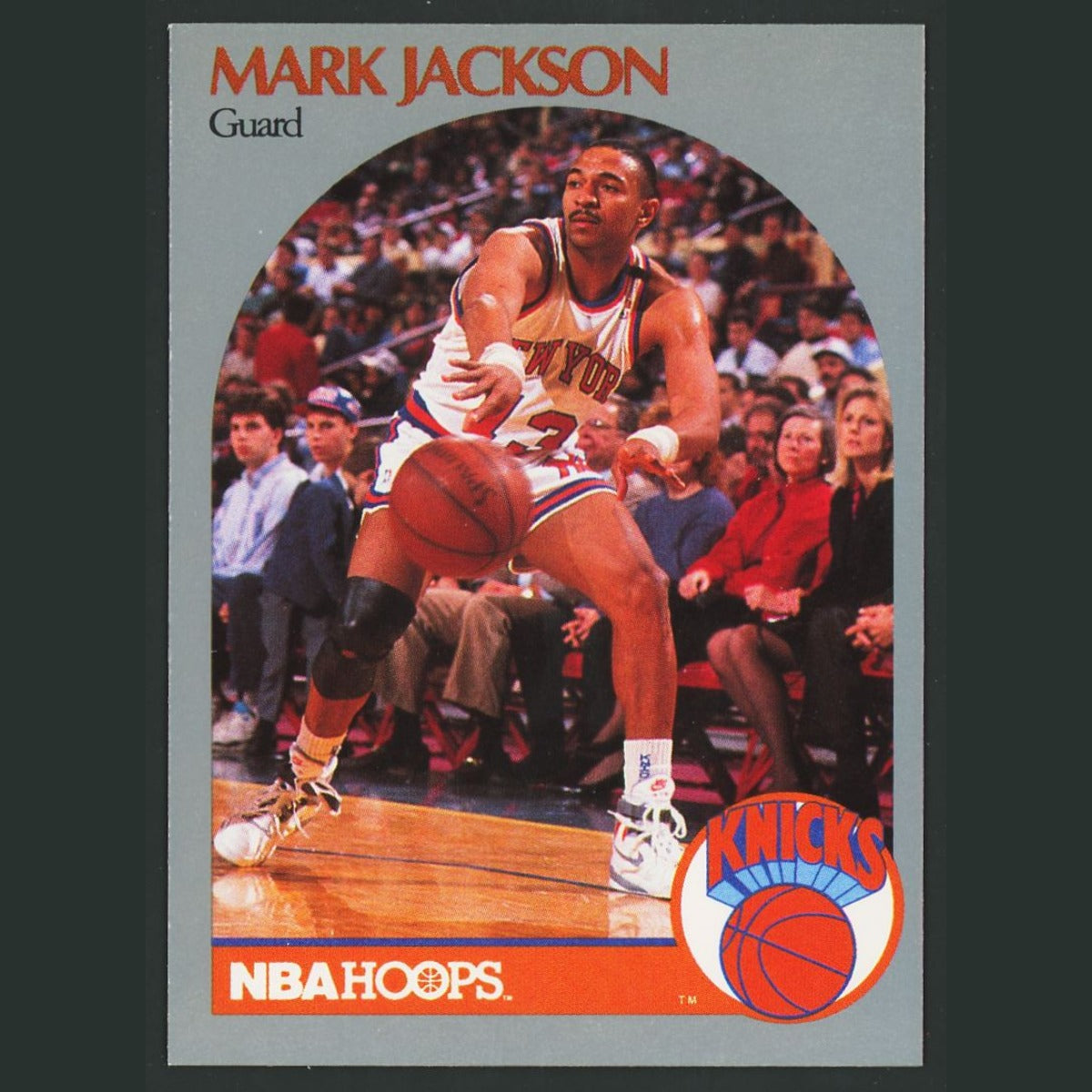 Mark Jackson #205 1990-91 Hoops New York Knicks Basketball Card NBA