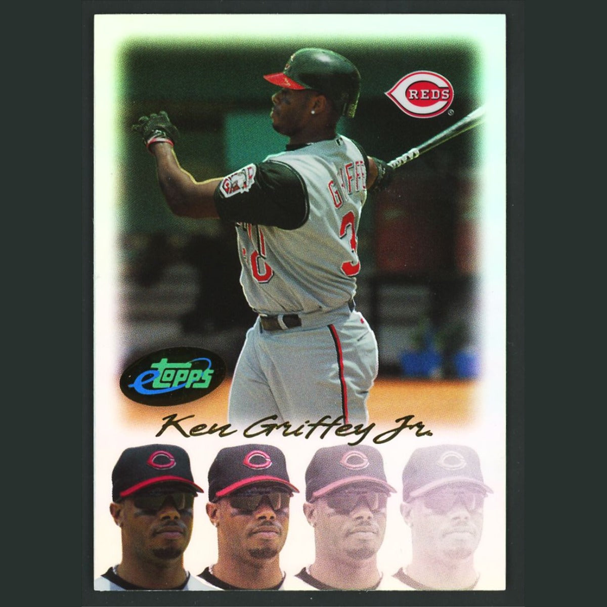 Ken Griffey Jr /2396 #85 2004 Topps eTopps Cincinnati Reds Baseball Card MLB