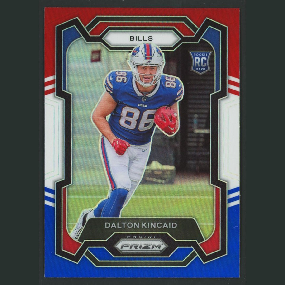 Dalton Kincaid Rookie #308 2023 Panini Prizm Red White Blue Buffalo Bills Card