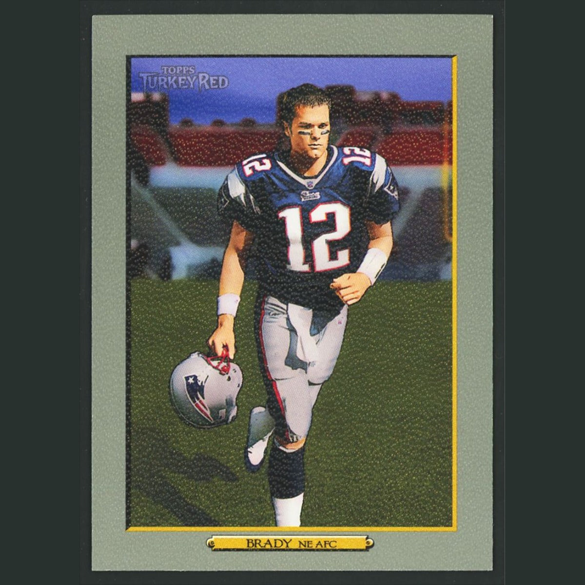 Tom Brady #280 2006 Topps Turkey Red New England Patriots Football Card NFL