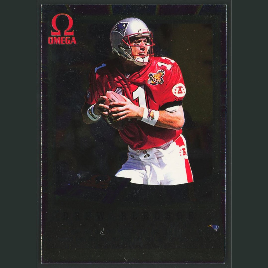 Drew Bledsoe #21 1998 Pacific Omega Online New England Patriots Football Card