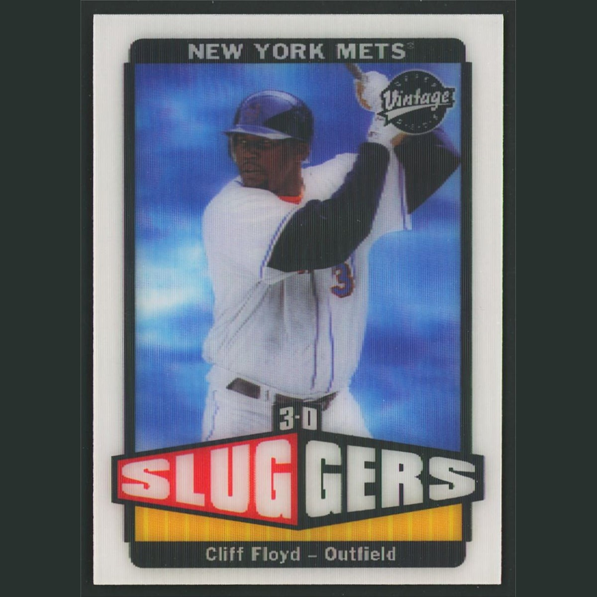 Cliff Floyd #411 2004 Upper Deck Vintage 3-D Sluggers New York Mets Baseball MLB
