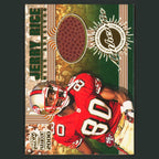 Jerry Rice #10 2000 Pacific Paramount Game Used Football San Francisco 49ers NFL