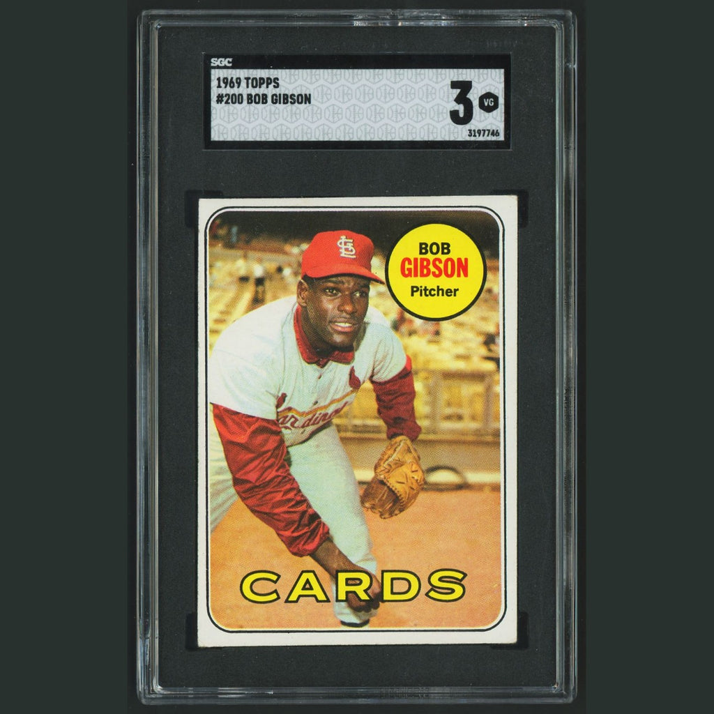 Bob Gibson #200 SGC 3 1969 Topps St. Louis Cardinals Vintage Baseball Card MLB