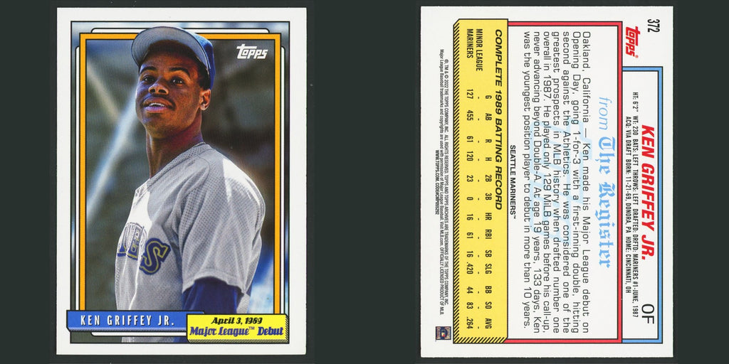 Ken Griffey Jr. #372 2022 Topps Archives Seattle Mariners Baseball Card MLB